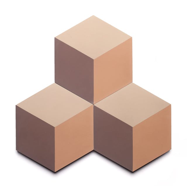Hexacube Hex Jaipur Pink - Featured products Cement Tile: Hex Product list
