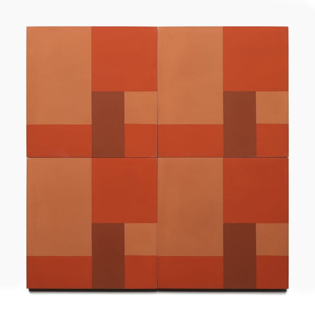 Samba Rust 8x8 - Featured products Cement Tile: 8x8 Square Patterned Product list