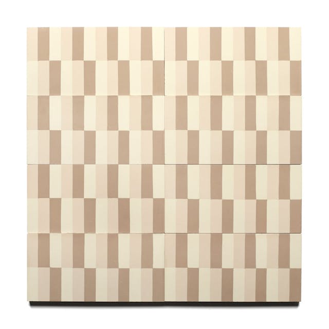 Striate Dune 4x8 - Featured products Cement Tile: 4x8 Rectangle Patterned Product list