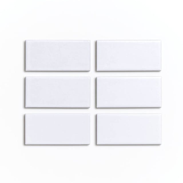 Alpha White 2x4 - Featured products Ceramic Tile: 2x4 Rectangle Product list