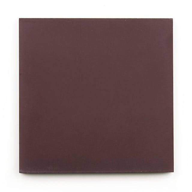 Aubergine 8x8 - Featured products Cement Tile: Square Solid Product list