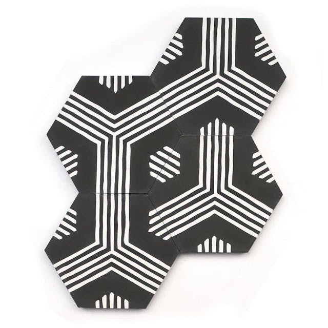 Echo Charcoal Hex - Featured products Cement Tile: Hex Product list