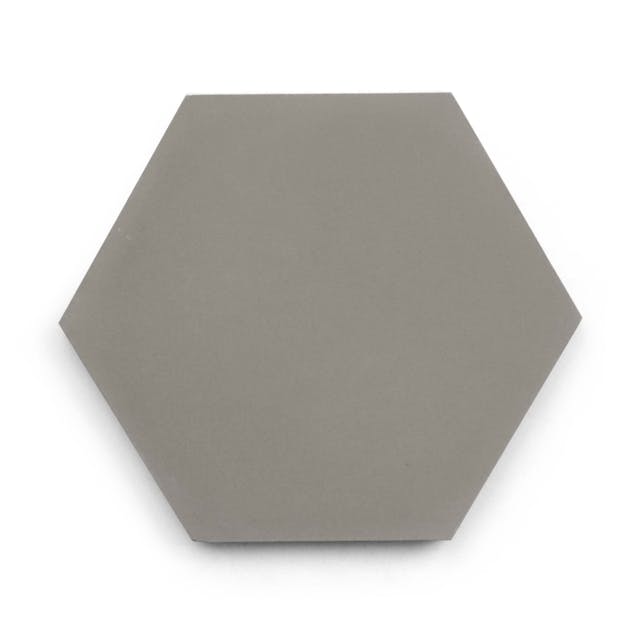 Pewter Hex - Featured products Cement Tile: Hex Solid Product list