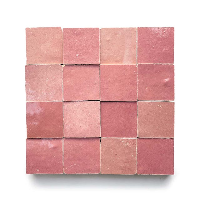 Pietro Pink 2x2 - Featured products Zellige Tile Product list