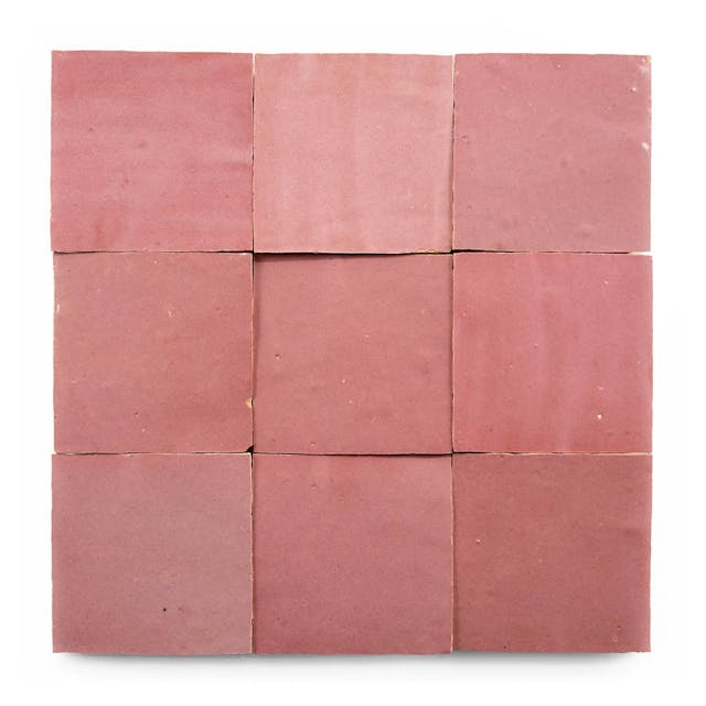 Pietro Pink 4x4 - Featured products Zellige Tile Product list