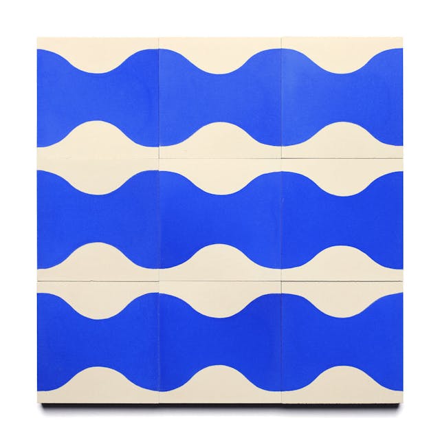 Hugo Elemental Blue 4x4 - Featured products Cement Tile: 4x4 Square Patterned Product list