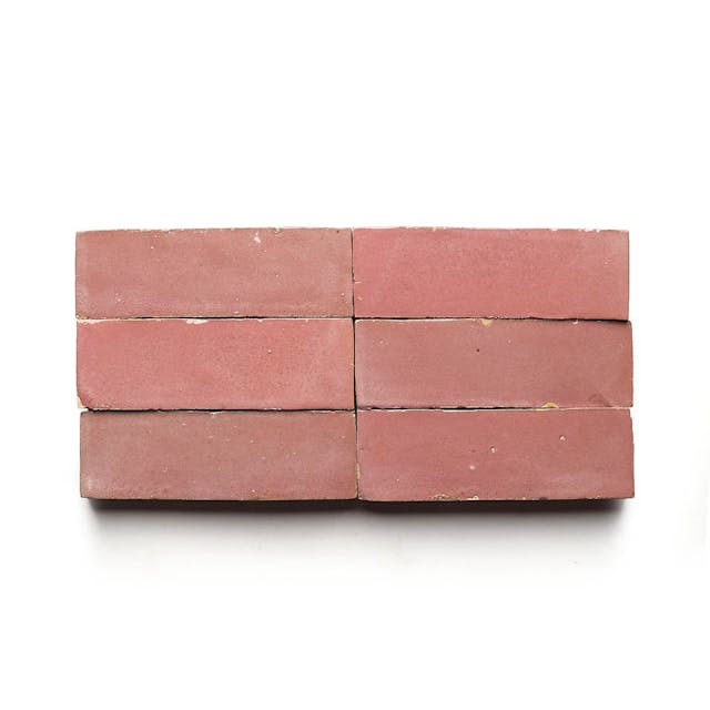 Pietro Pink 2x6 - Featured products Zellige Tile Product list