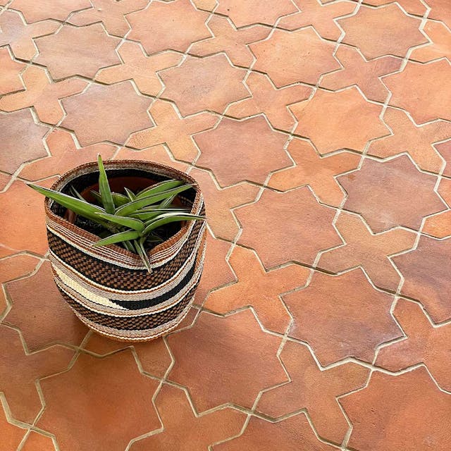 Stars & Cross + Red Clay - Featured products Cotto Tile: Special Shapes Product list