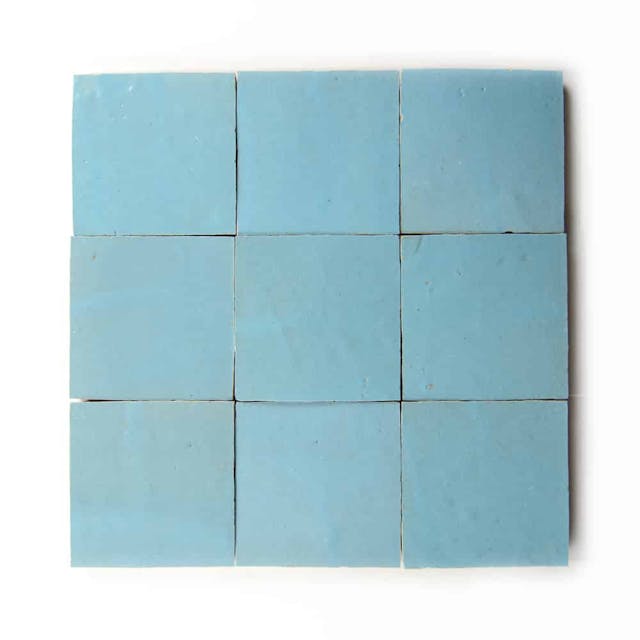 Arcadia Blue 4x4 - Featured products Zellige Tile: 4x4 Squares Product list