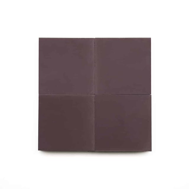 Aubergine 4x4 - Featured products Cement Tile: 4x4 Square Solid Product list