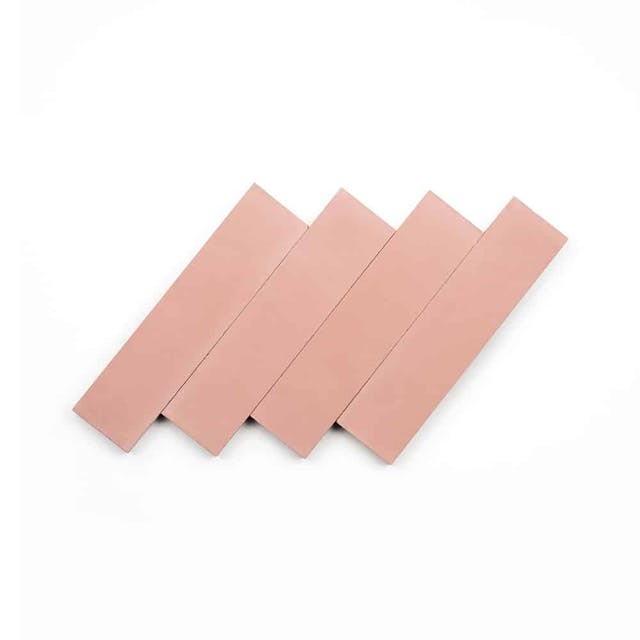 Bisbee Pink 2x8 - Featured products Cement Tile: 2x8 Rectangle Solid Product list