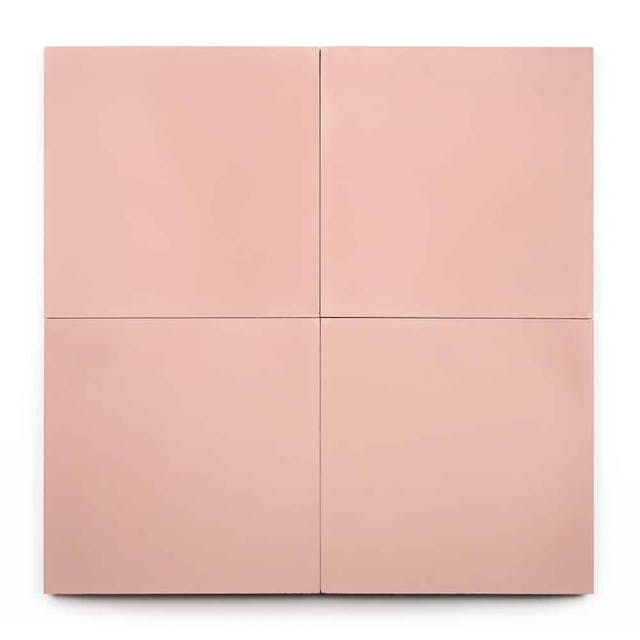 Bisbee Pink 8x8 - Featured products Cement Tile: 8x8 Square Solid Product list