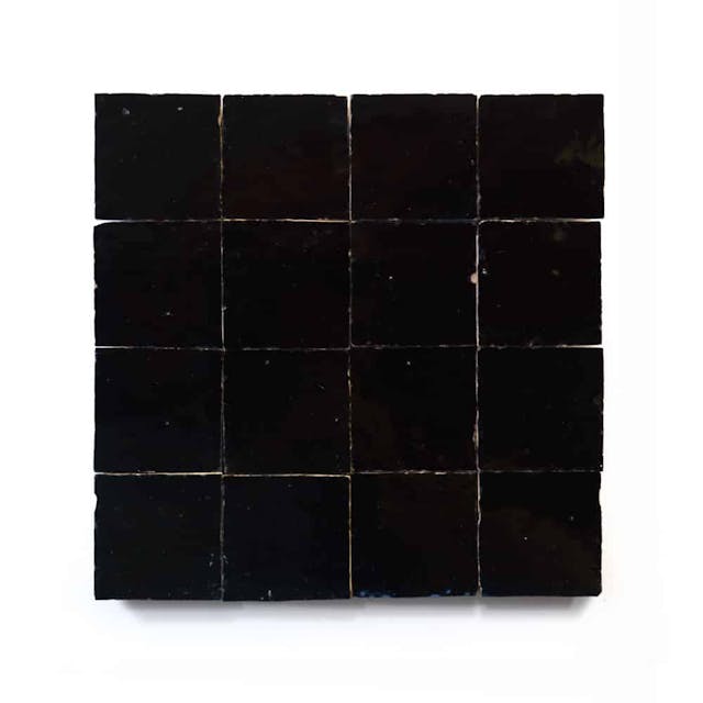 Carbon Black 2x2 - Featured products Zellige Tile: 2x2 Squares Product list