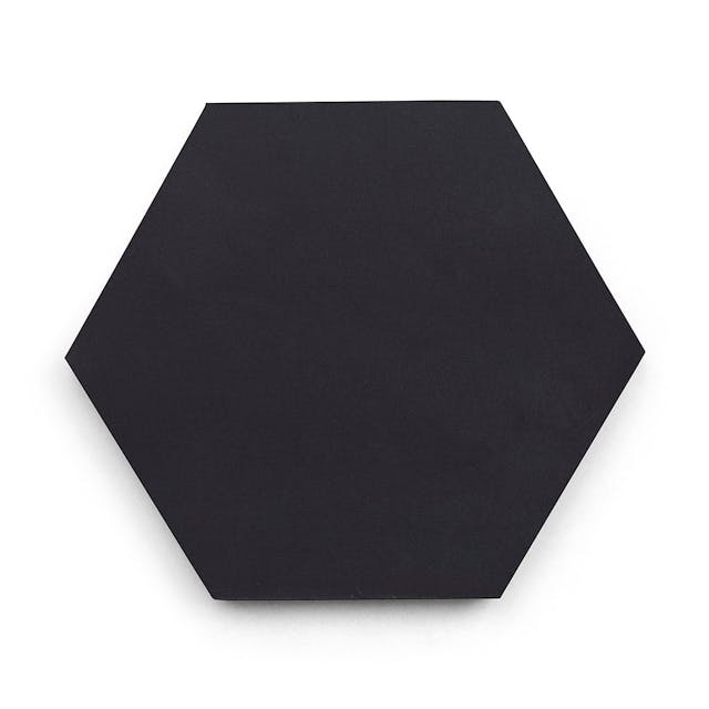 Black Hex - Featured products Cement Tile: Hex Solid Product list