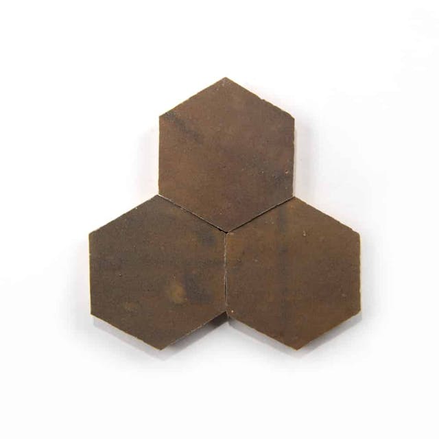 Brownstone Hex - Featured products Zellige Tile: 3.5 inch Hex Product list