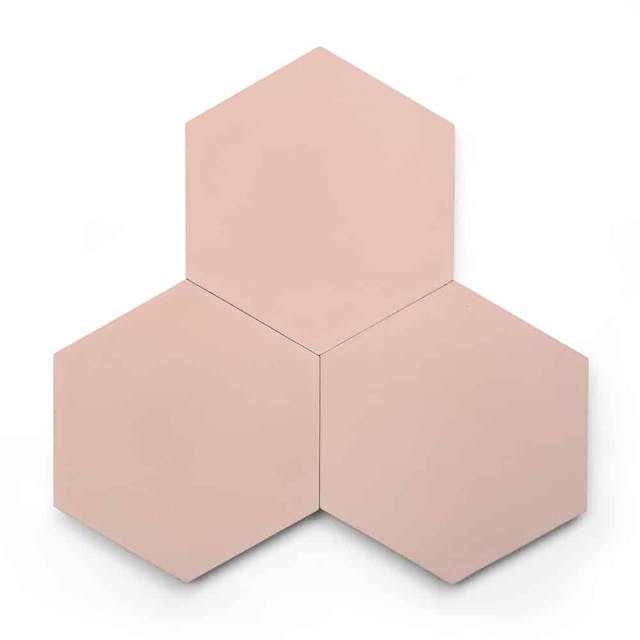 Jaipur Pink Hex - Featured products Cement Tile: Hex Solid Product list