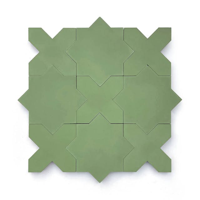 Stars & Cross Leaf - Featured products Cement Tile: Special Shapes Product list