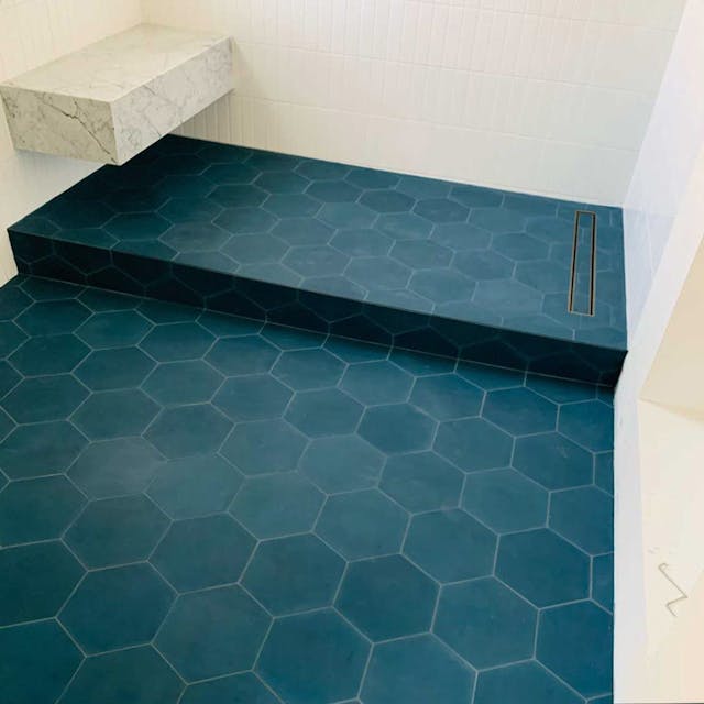 Midnight Hex - Featured products Cement Tile: Hex Solid Product list