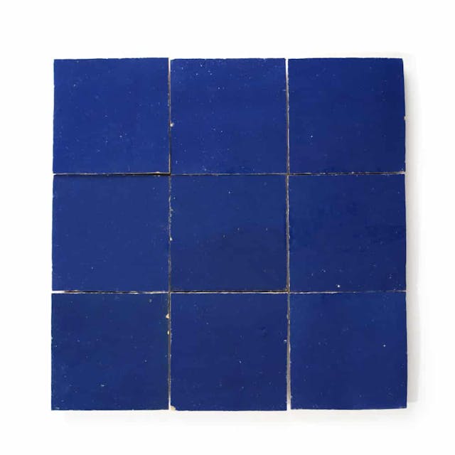 Moroccan Blue 4x4 - Featured products Zellige Tile: 4x4 Squares Product list