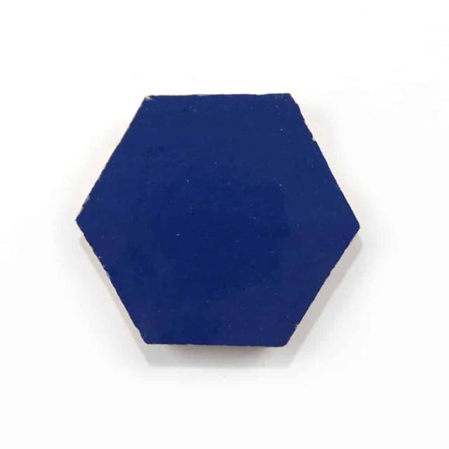 Moroccan Blue Hex - Featured products Zellige Tile: 3.5 inch Hex Product list