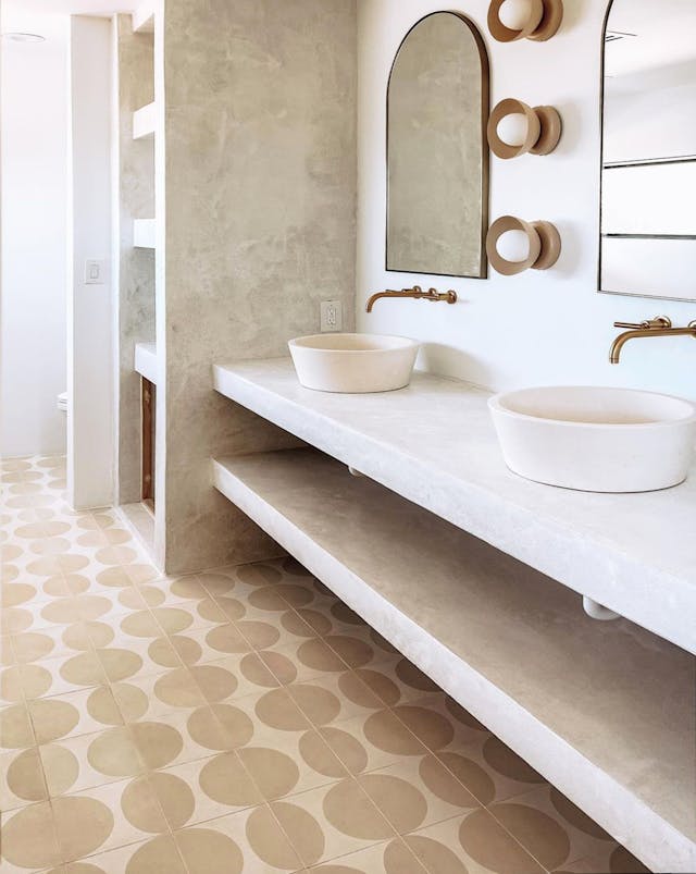 Pomelo Bone 8x8 - Featured products Cement Tile: Stock Patterned Product list