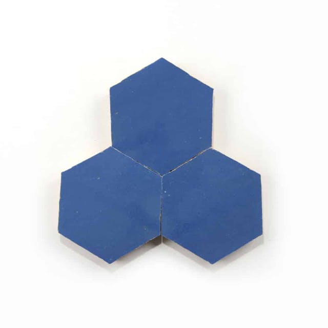 Portuguese Blue Hex - Featured products Zellige Tile: 3.5 inch Hex Product list