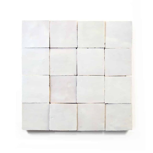 Pure White 2x2 - Featured products Zellige Tile: 2x2 Squares Product list