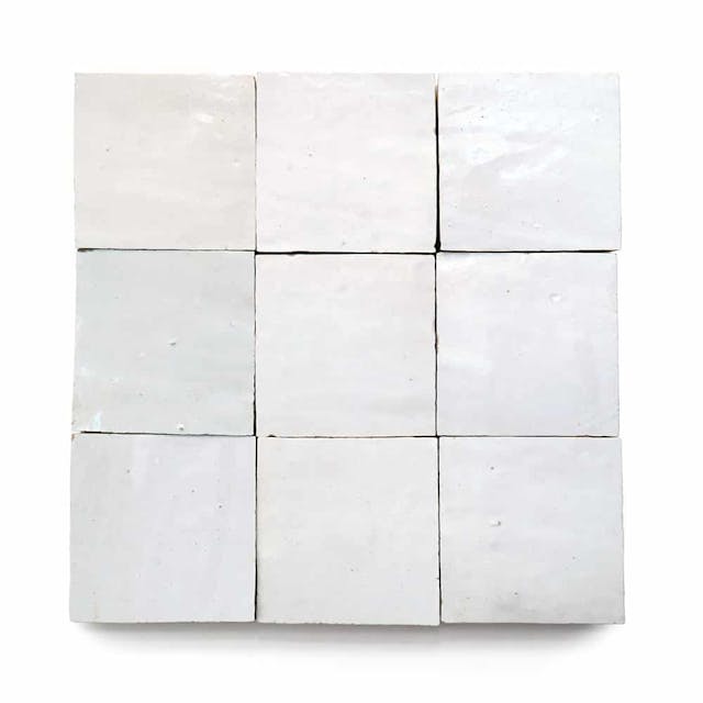 Pure White 4x4 - Featured products Zellige Tile: 4x4 Squares Product list