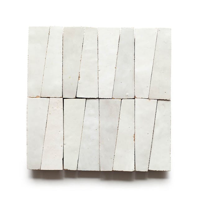 Pure White Trapezoid - Featured products Zellige Tile: Stock Product list