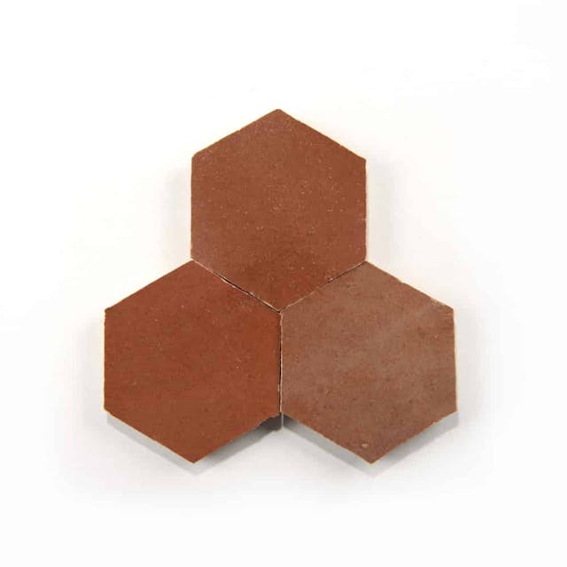 Terra Rosa Hex - Featured products Zellige Tile: 3.5 inch Hex Product list